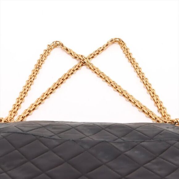 Chanel With Serial Seal Matelasse Lambskin Leather Double Flap 2WAY Chain - Picture 6 of 14